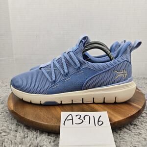 Kuru Footwear Womens 10 Flex Slip On Blue Casual Lifestyle Daily Comfort Sneaker